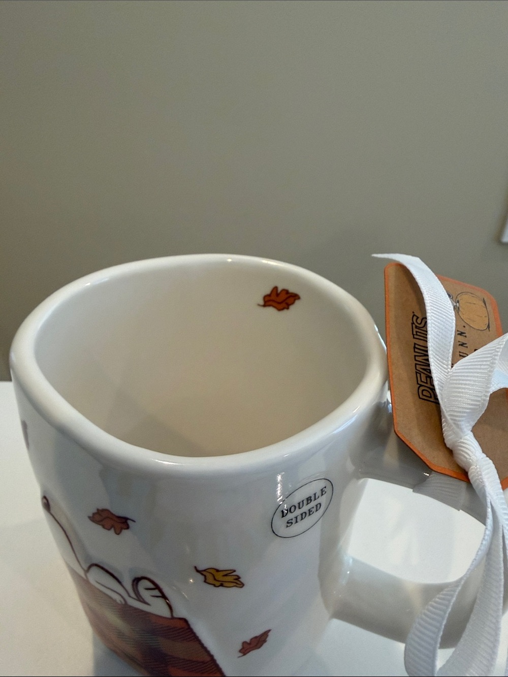 New Rae Dunn x Peanuts FALL IS IN THE AIR Snoopy Mug - Picture 3 of 4